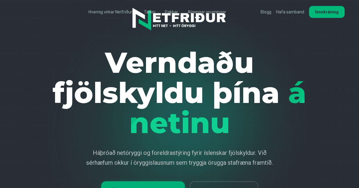 Screenshot of Netfridur