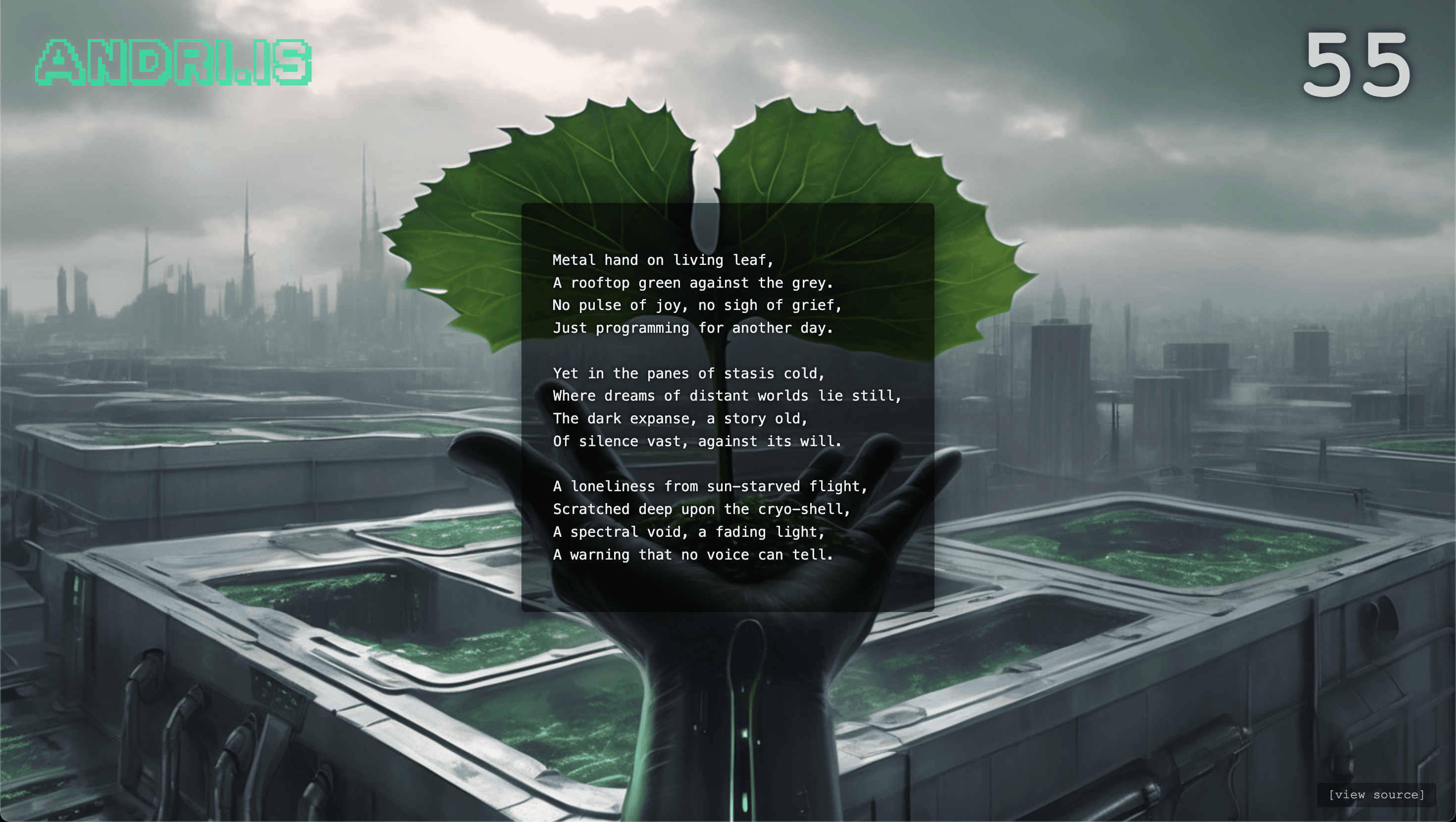 Screenshot of Skald