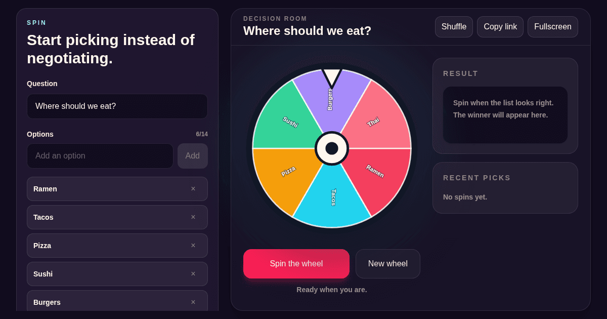 Screenshot of SPIN